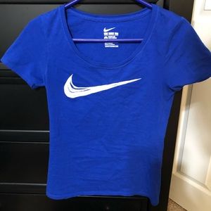 Royal blue nike tee